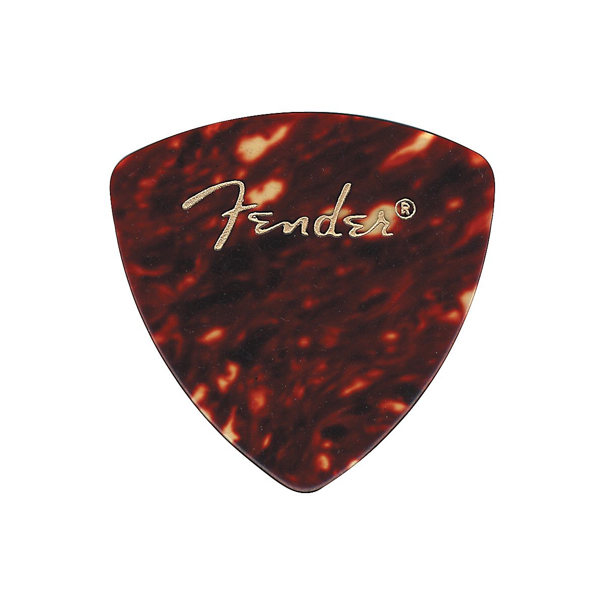 Fender Classic Celluloid Guitar Picks 346 Shape, Guitar Accessories, Tortoise Shell, Thin, 72-Pack